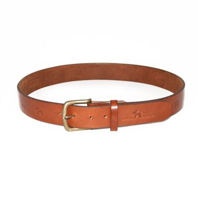 BROWN PREMIUM LEATHER BELT - 120