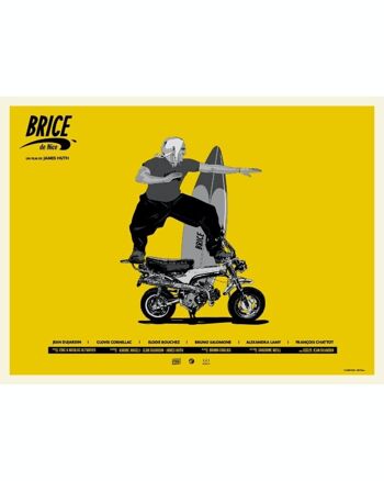 Affiche de film revisitée - Brice De Nice - (30x40cm) - Plakat 6