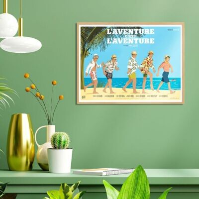 Locandina del film rivisitata - Adventure is Adventure - (30x40cm) - Plakat