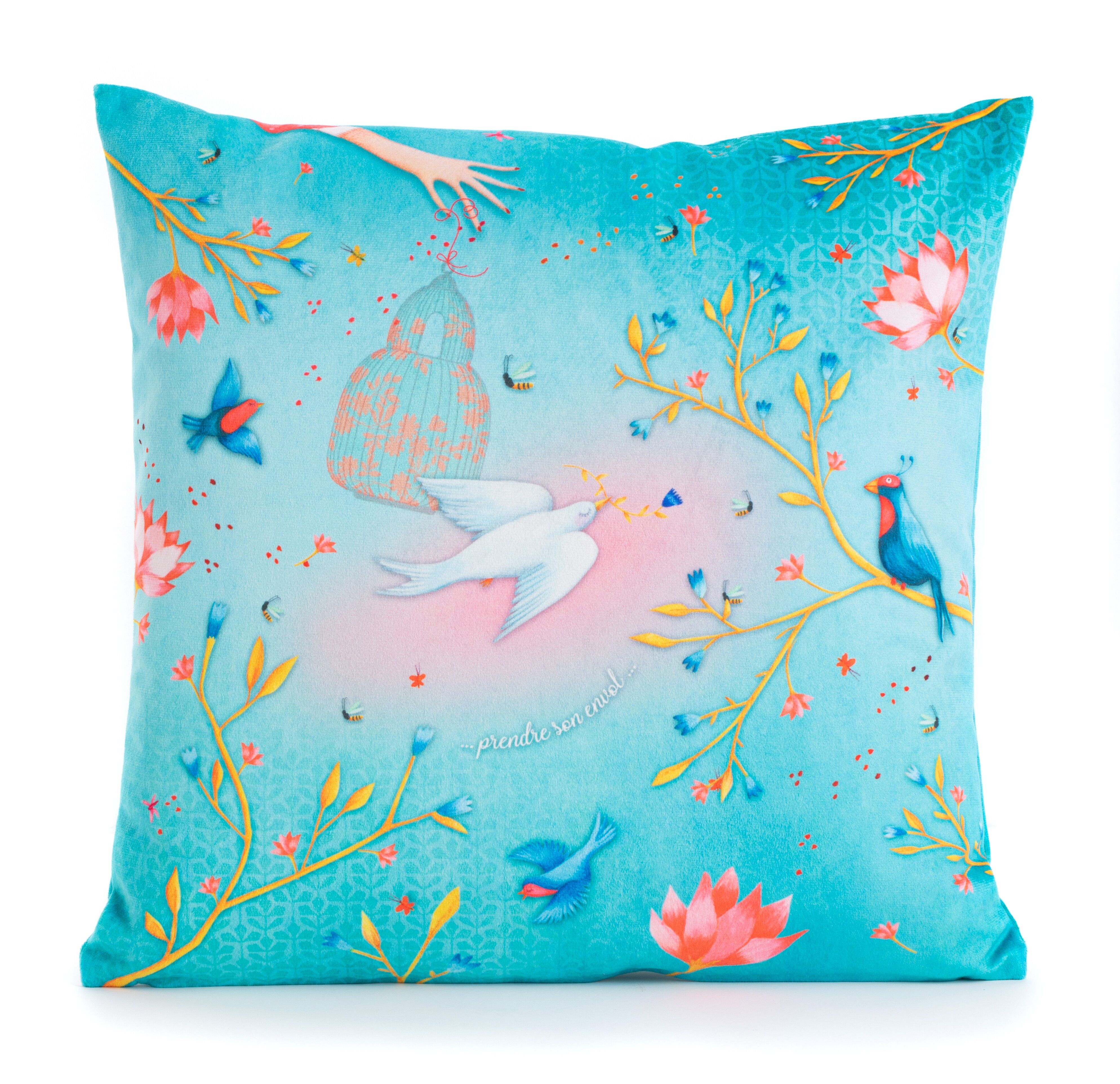 HOUSSE DE COUSSIN ENVOLEE SAUVAGE