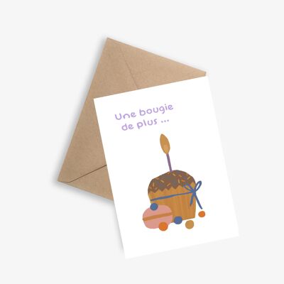 Birthday Card - ONE MORE CANDLE