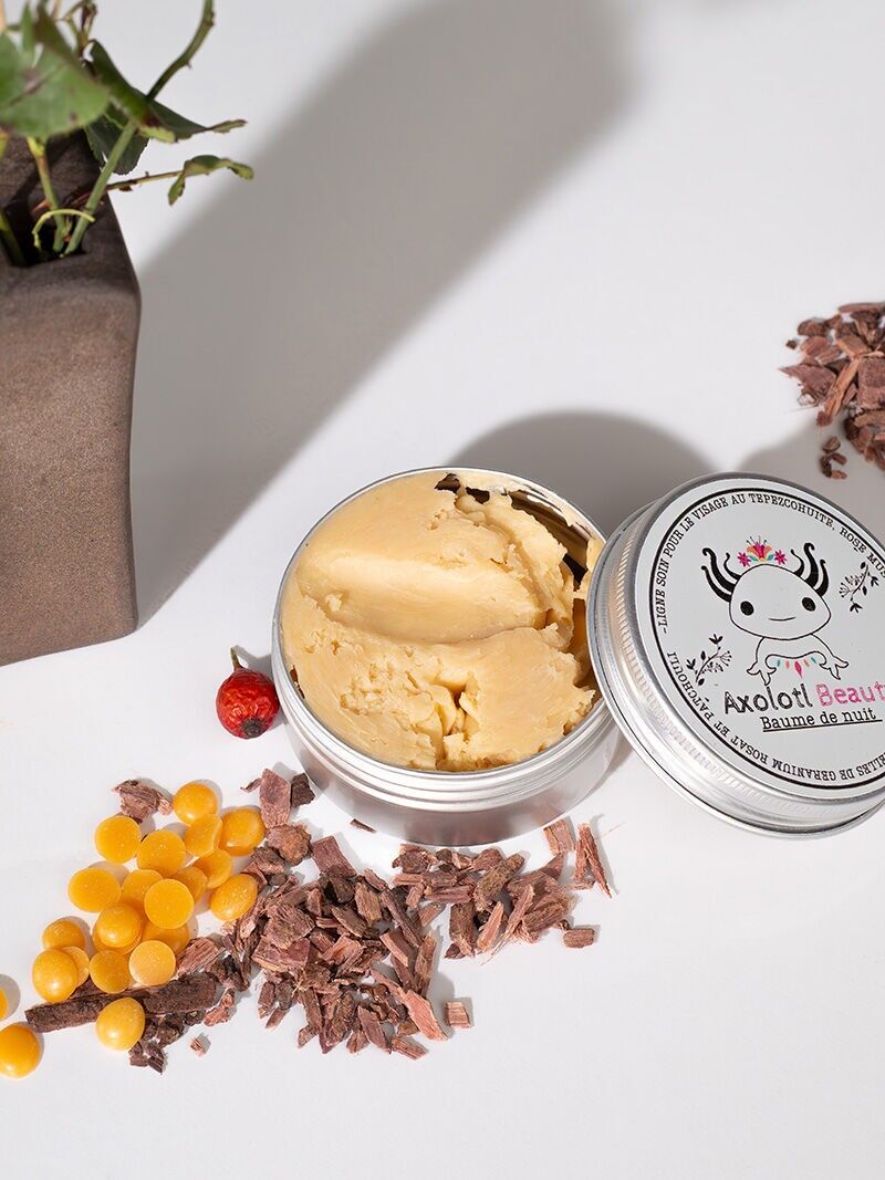 Night balm with organic Tepezcohuite and Rosehip