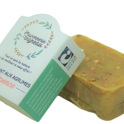 FLORENCE soap, CITRUS SCRUB, Nature & Progrès label