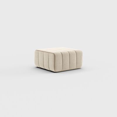 Curt set single module - Jet fabric - Curt modular sofa system - 9110 (Gris / Beige)