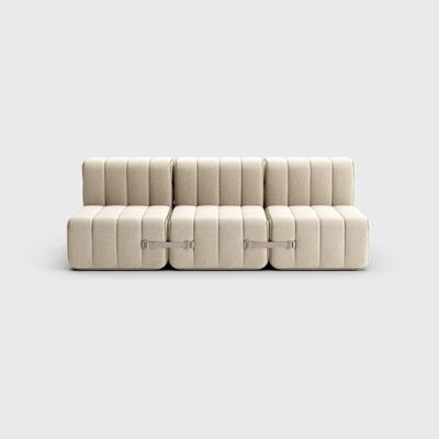 Curt Set 6 modules - Jet fabric - Curt modular sofa system - 9110 (Grey / Beige)