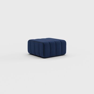 Curt set modulo singolo - tessuto Jet - Sistema di divani componibili Curt - 6098 (blu scuro