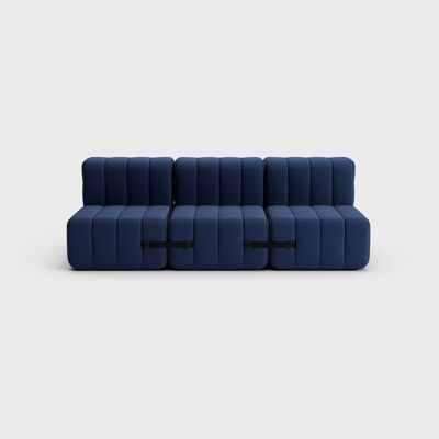 Curt set 6 moduli - tessuto Jet - Sistema di divani componibili Curt - 6098 (blu scuro