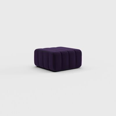 Curt Set Single Module - Fabric Jet - Curt Modular Sofa System - 9607 (Blue / Purple)