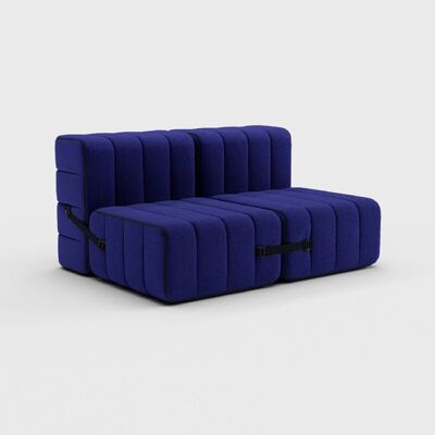 Curt Set 4 Módulos - Fabric Jet - Curt Modular Sofa System - 9605 (Azul)