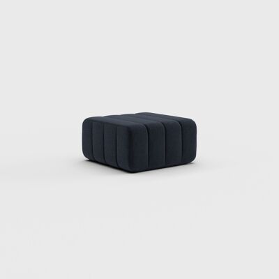 Curt set modulo singolo - Tessuto Jet - Sistema di divani componibili Curt - 9806 (grigio scuro)