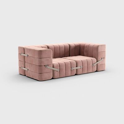 Curt Set 7 modules - Barcelona fabric - Curt modular sofa system - Lotus (Pink)