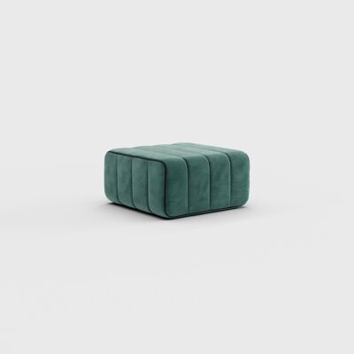 Curt set single module - Barcelona fabric - Curt modular sofa system - Serpentine (Green)