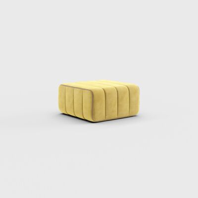 Curt set single module - Barcelona fabric - Curt modular sofa system - Cornhusk (Amarillo)