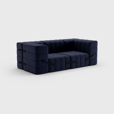 Curt set 7 modules - fabric Dama - Curt modular sofa system - 0048 (dark blue)