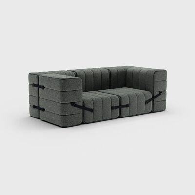 Curt Set 7 Modules - Fabric Sera - Curt Modular Sofa System - Gravel (Grey)