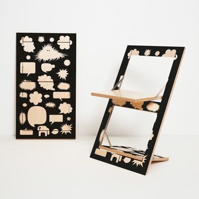 Fläpps folding chair - Trouble Bubble