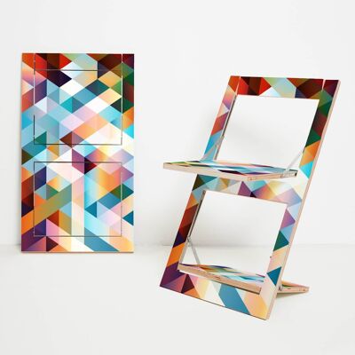 Silla Plegable Fläpps - Criss Cross Rojo
