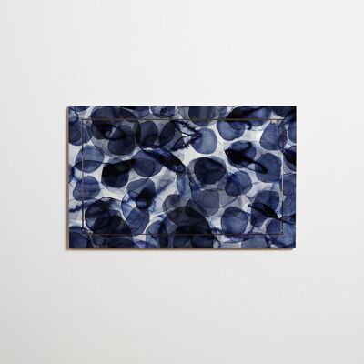 Fläpps Secretary 80x50-1 - Bubbles Indigo - Pattern Studio