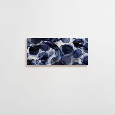 Scaffale Fläpps 60x27-1 - Bubbles Indigo - Pattern Studio