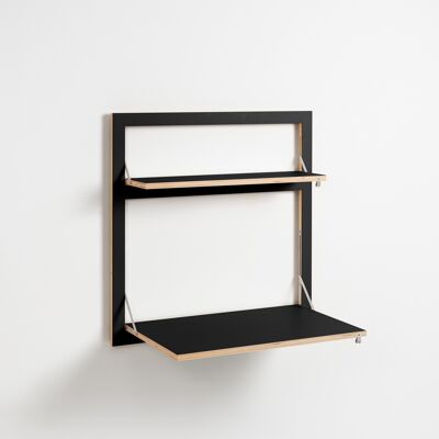 Fläpps Secretary 80x80-2 - Black