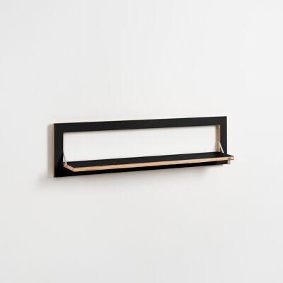 Scaffale Flapps 100x27-1 - Nero