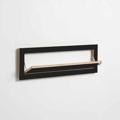 Scarpiera Fläpps Regal 80x27-1 - Nero
