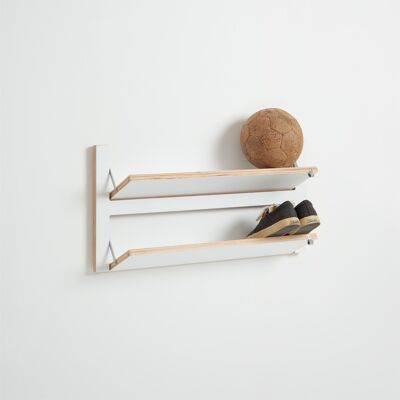 Fläpps Regal 80x40-2 Shoe Rack - White