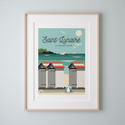 SAINT-LUNAIRE - The Great Beach - Poster