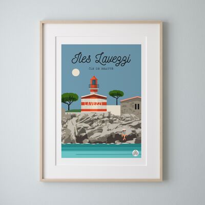 ILE LAVEZZI - Isla de la Belleza - Póster