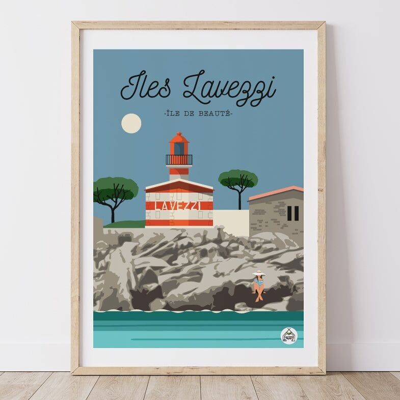 Póster CÓRCEGA - ISLAS LAVEZZI
