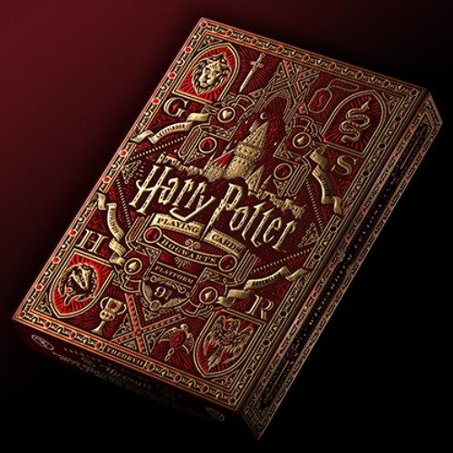 Jeux de Cartes Harry Potter de collection - Gryffondor - Rouge - Cadeau de Noël