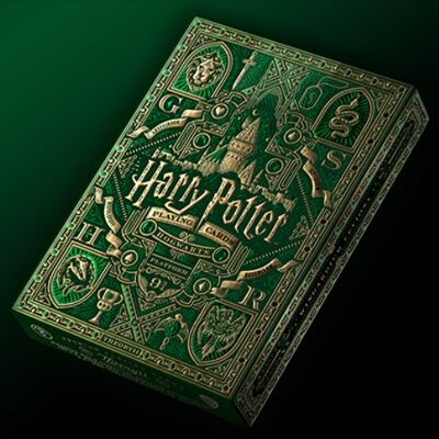 Sammlerstück Harry Potter Kartenspiele – Slytherin – Grün – Weihnachtsgeschenk