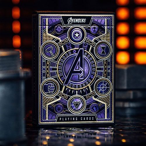Jeux de Cartes Avengers de collection - Marvel - Édition Violet - Cadeau Noël