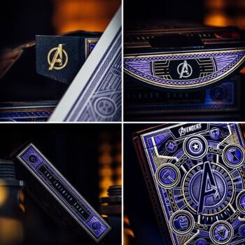 Jeux de Cartes Avengers de collection - Marvel - Édition Violet - Cadeau Noël 4