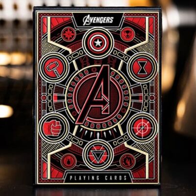 Collectible Avengers Kartenspiele – Marvel – Red Edition – Weihnachtsgeschenk