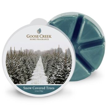 Arbres couverts de neige Goose Creek Candle® Cire fondue 1
