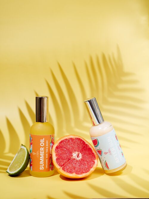 SUMMER PACK: Sun Tan Oil & After Sun Milk with Cooling effect