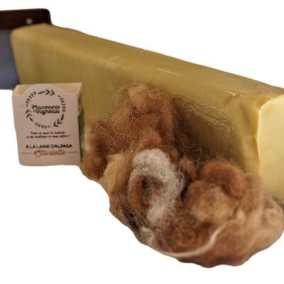 STARLETTE soap, with ALPAGAS wool, Nature & Progrès label - En Barre