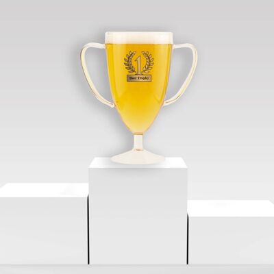 Beer cup with 0.5 liter capacity