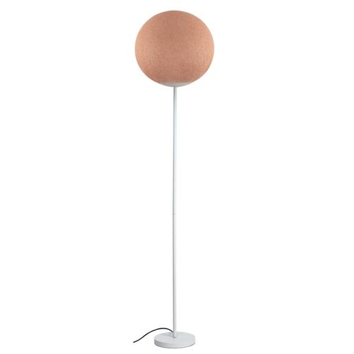 Lampadaire Pied Blanc, Globe aimanté M nude