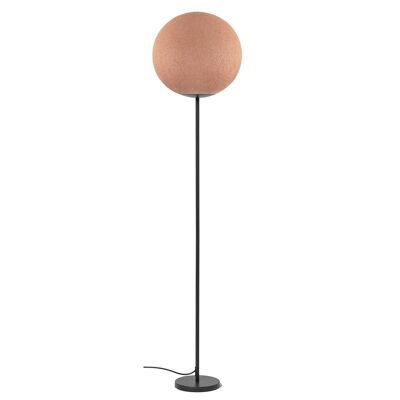 Black Foot Floor Lamp, Nude Magnetic Globe M