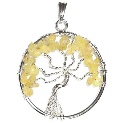 Pendentif Arbre de Vie en Citrine