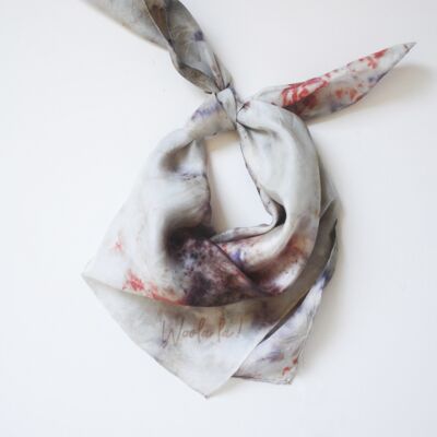 Silk scarf "Tempête"