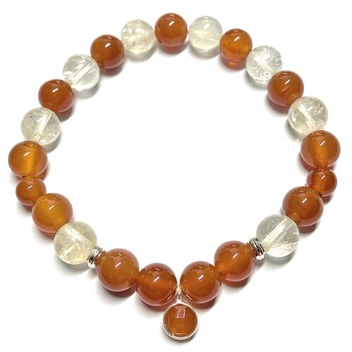 Bracelet en Cornaline & Citrine