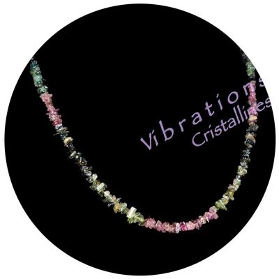 Collier Baroque en Tourmaline Multicolore