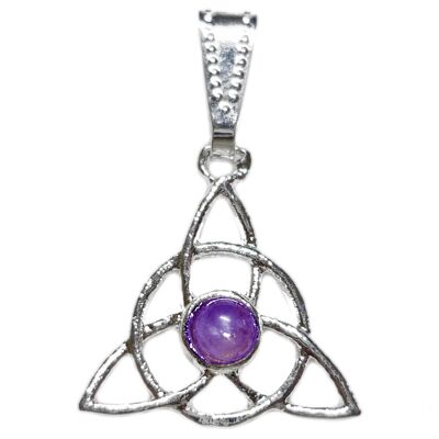 Pendentif Triskel et Améthyste