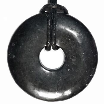 Pendentif Donut en Shungite