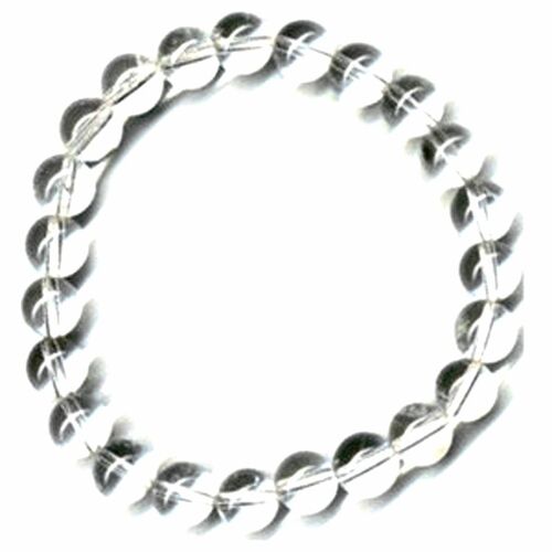 Bracelet Boules en Cristal de Roche