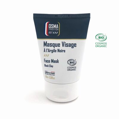Men's Face Mask with Black Clay 100ml
