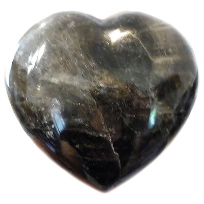 Coeur en Quartz Fumé